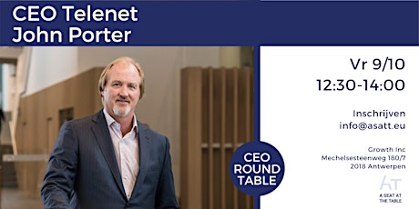 Primaire afbeelding van CEO Round table met John Porter CEO Telenet