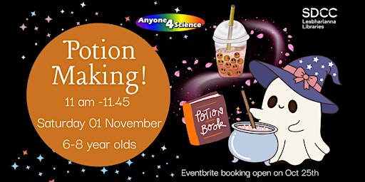 Immagine principale di Potion Making Workshop with Anyone4Science for ages 6-8