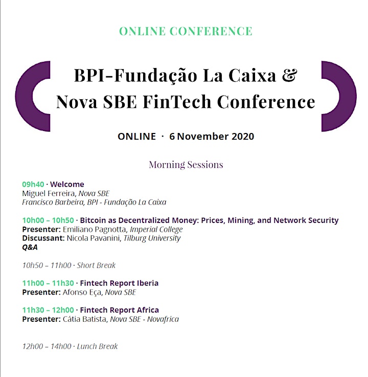 BPI-Fundação La Caixa & Nova SBE FinTech Conference image