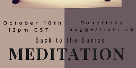 Back To The Basics: Meditation primary image