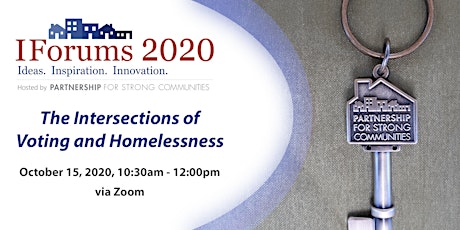 October 2020 IForum: The Intersections of Voting and Homelessness primary image