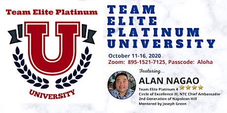 Virtual Team Elite Platinum University - October 2020 primary image