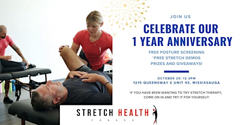 Image principale de Stretch Health One Year Anniversary-WELLNESS EVENT AND PARTY
