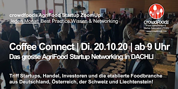 AgriFood Startup #ZoomUp Vol. 16: #Networking:  Coffee Connect