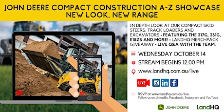 John Deere Compact Construction A to Z - New Look New Range primary image