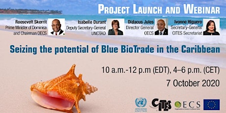 Hauptbild für Project launch and webinar "Blue BioTrade in the Caribbean"