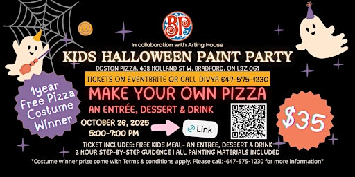 Image principale de Kids Halloween Paint Party