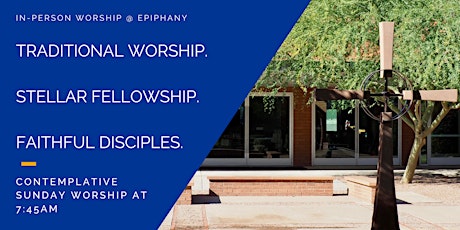 Contemplative Sunday Worship at Church of the Epiphany-Tempe primary image