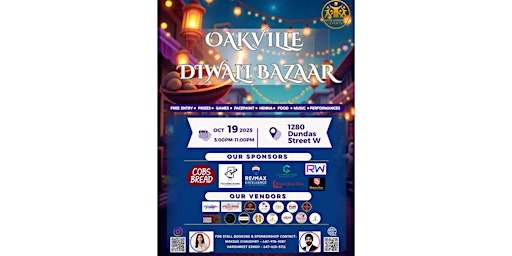 Image principale de Oakville Diwali Bazaar