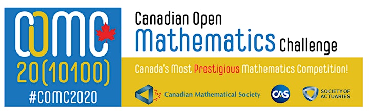COMC  (Grades 7-12) - Canadian Open Math Challenge - AB - 2021-2022 image