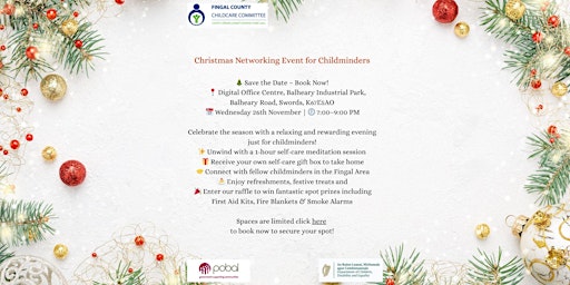 Image principale de Christmas Networking Event for Childminders