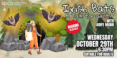 Image principale de Halloween: Aoife Munn - a talk about Irish Bats (for adults)