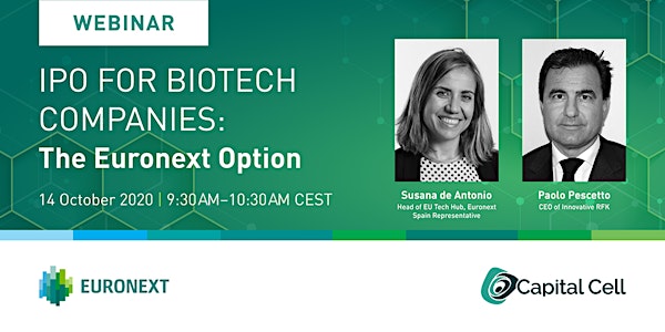 IPOs for biotech companies: the Euronext option