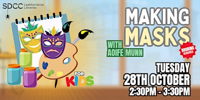 Immagine principale di Halloween: Mask Masking for Children (ages 8-12)