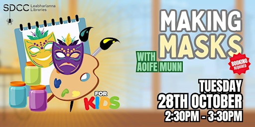 Halloween: Mask Masking for Children (ages 8-12) primary image