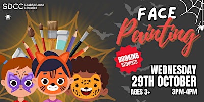 Image principale de Halloween: Face Painting with Jen (for ages 3+)
