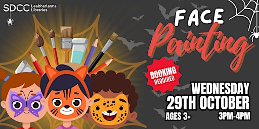 Image principale de Halloween: Face Painting with Jen (for ages 3+)