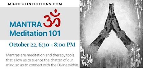 Mantra Meditation 101 (Online Event via Zoom) primary image