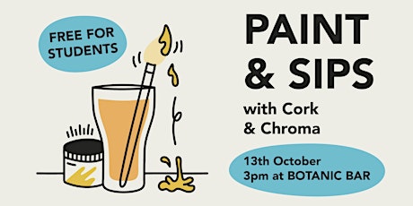 FREE Paint & Sips with Cork & Chroma at Botanic Bar primary image
