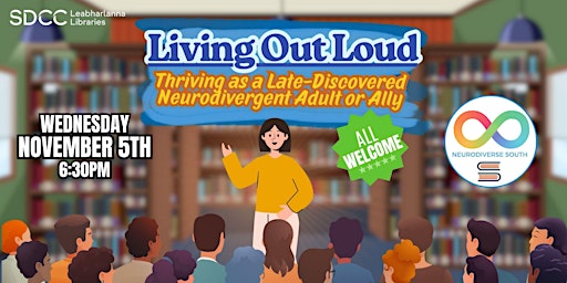 Image principale de Neurodiverse South Dublin: Living Out Loud