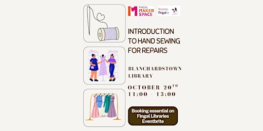 Image principale de Introduction to hand sewing for repairs for Adults