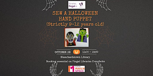 Immagine principale di Sew a Halloween Hand Puppet (Strictly 9 - 12 years old)