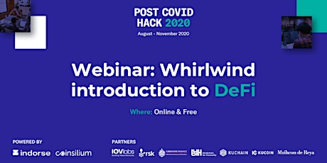 Whirlwind introduction to DeFi