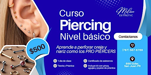 Image principale de Curso de Piercing - Nivel básico