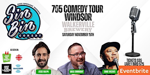 Hauptbild für 705 Comedy Tour at The Walkerville Brewery - Windsor