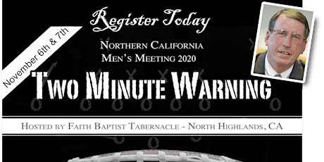 TWO MINUTE WARNING, Men’s Meeting 2020 primary image