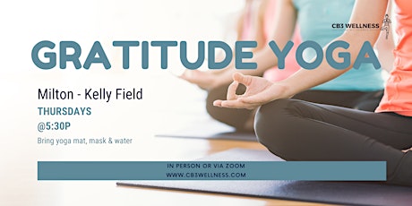 Gratitude Yoga In Milton - Thursdays primary image