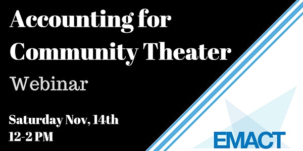 Community Theater Accounting Workshop