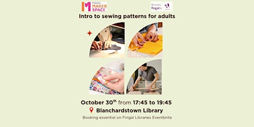 Image principale de Intro to sewing patterns for adults
