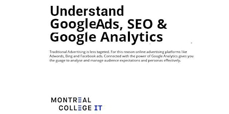 Master Google Ads, SEO + Google Analytics primary image