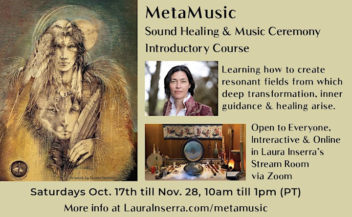 
		MetaMusic ~ Sound Healing and Music Ceremony Introductory Course 2020 image

