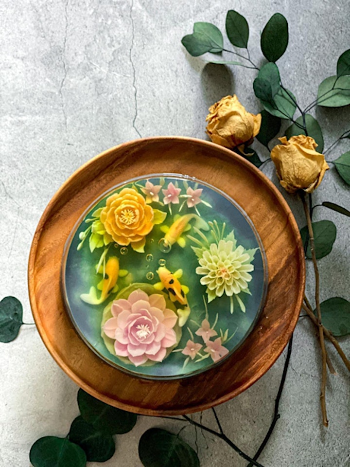 3D Jelly Art Floral - Koi & Bloom (Intermediate Level) image
