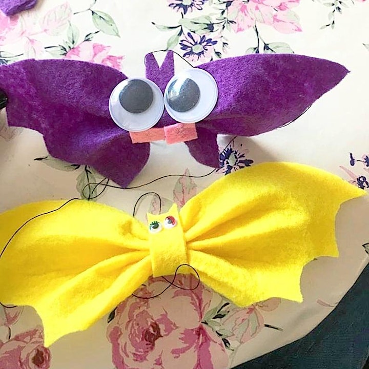 Halloween Fashion Bat Bows Craft Workshop image