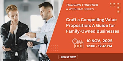 Image principale de Craft a Compelling Value Proposition: A Guide for Family-Owned Businesses
