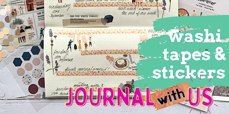 Journal with Us (October 2020): Washi Tapes & Stickers