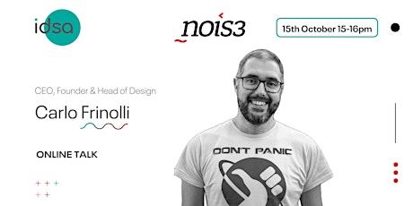 Immagine principale di Bringing the NOIS3: A Special Talk with Carlo Frinolli 