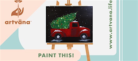 Artvana Paint & Sip class at Bertoglios Pizza in Yelm December 2025 image