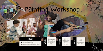 Hauptbild für Scary Candyland Dreams – Sip & Paint Montréal (Oct 16)