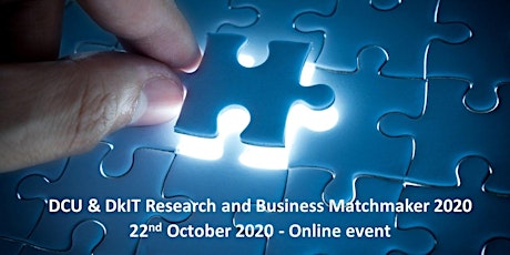 DCU and DkIT Research and Business Matchmaker 2020 Online Event primary image