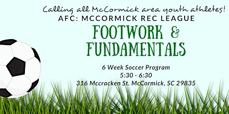 Footwork & Fundamentals: 6 Week Soccer Program primary image