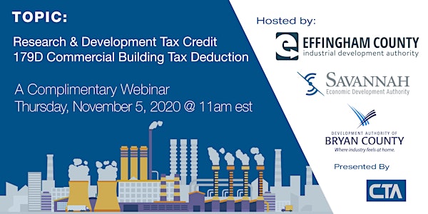 Topic - R&D Tax Credits and 179D Commercial Building Tax Incentives