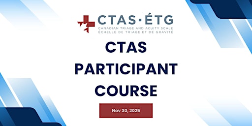 Image principale de CTAS Participant Course - Nov 30