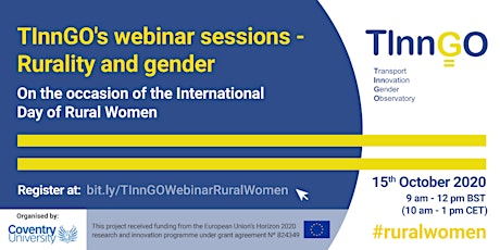 Webinar sessions - EU's International Day of Rural Women primary image