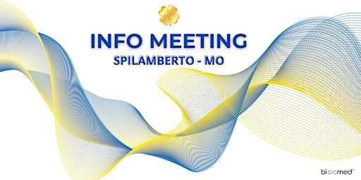 Image principale de Info Meeting BIOMED - Spilamberto -MO