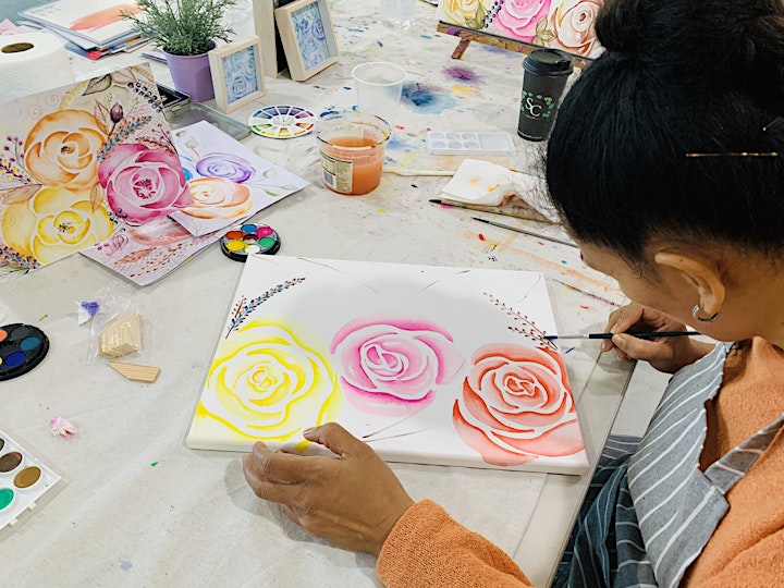 
		Sip & Paint Watercolour Roses image
