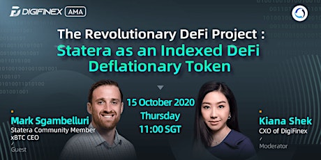 DigiFinex AMA  Live with Statera